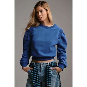 Mother The Ribbed Push and Shove Sweatshirt in Full Throttle